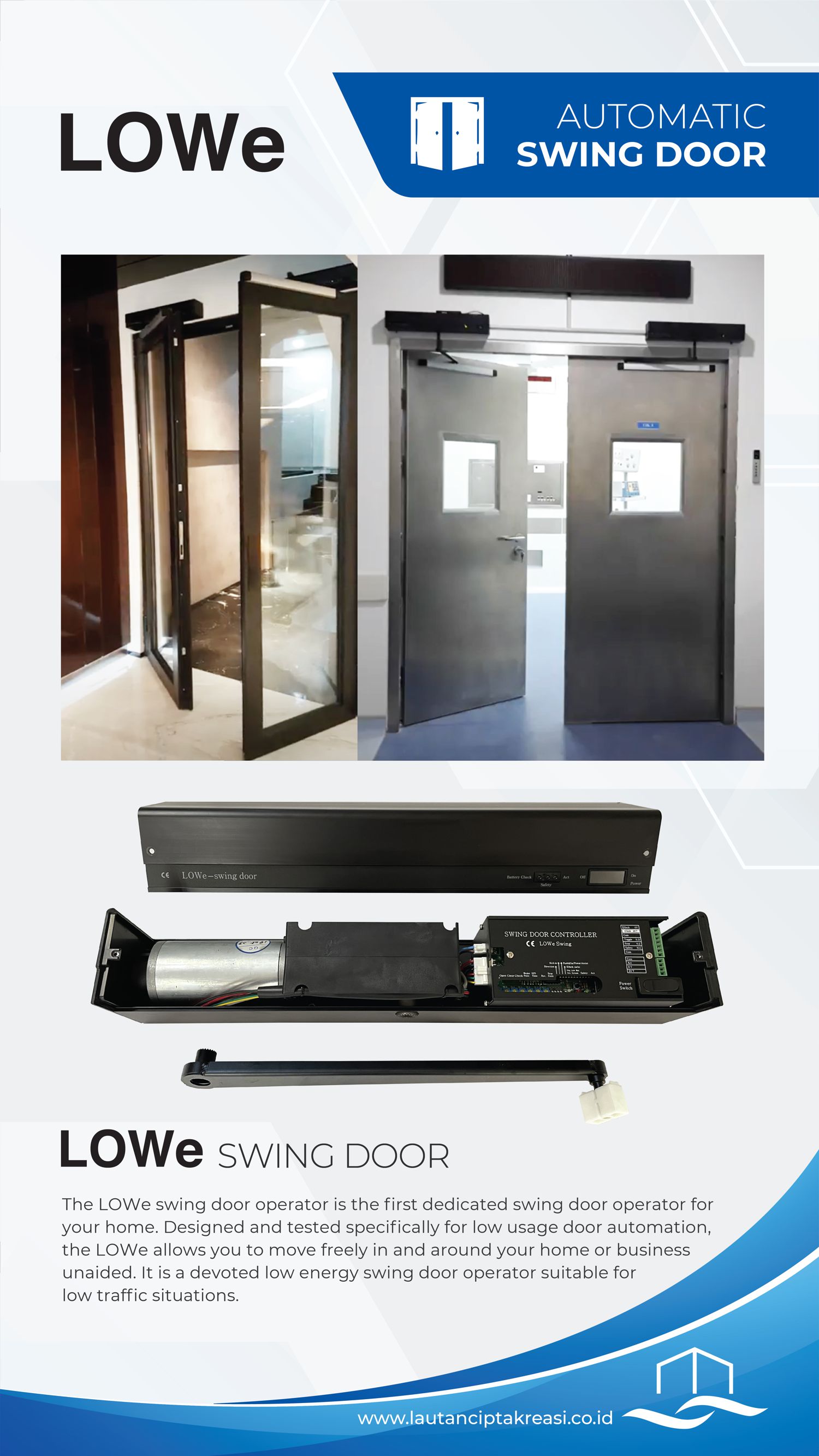 Lowe Automatic Swing Door