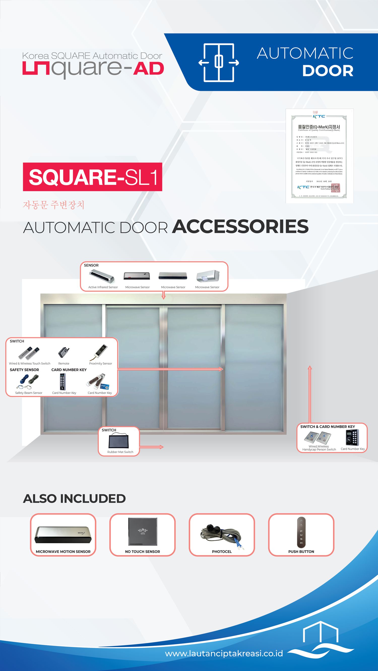 Square Automatic Door